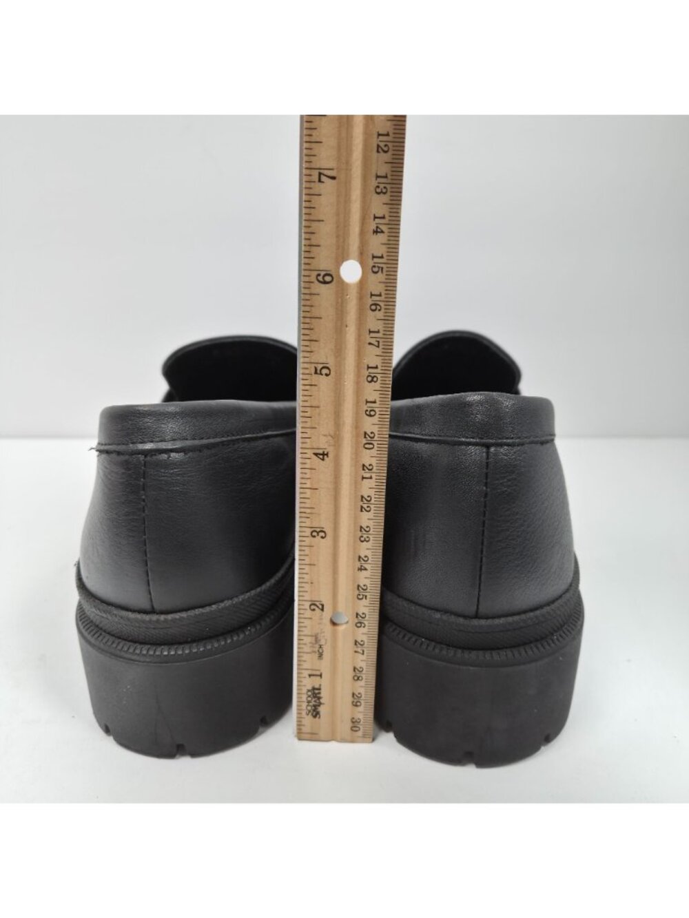 Patina Zoe Portland Leather Women's Black Leather Chunky Loafer Shoes US Size 11 - Picture 7 of 9